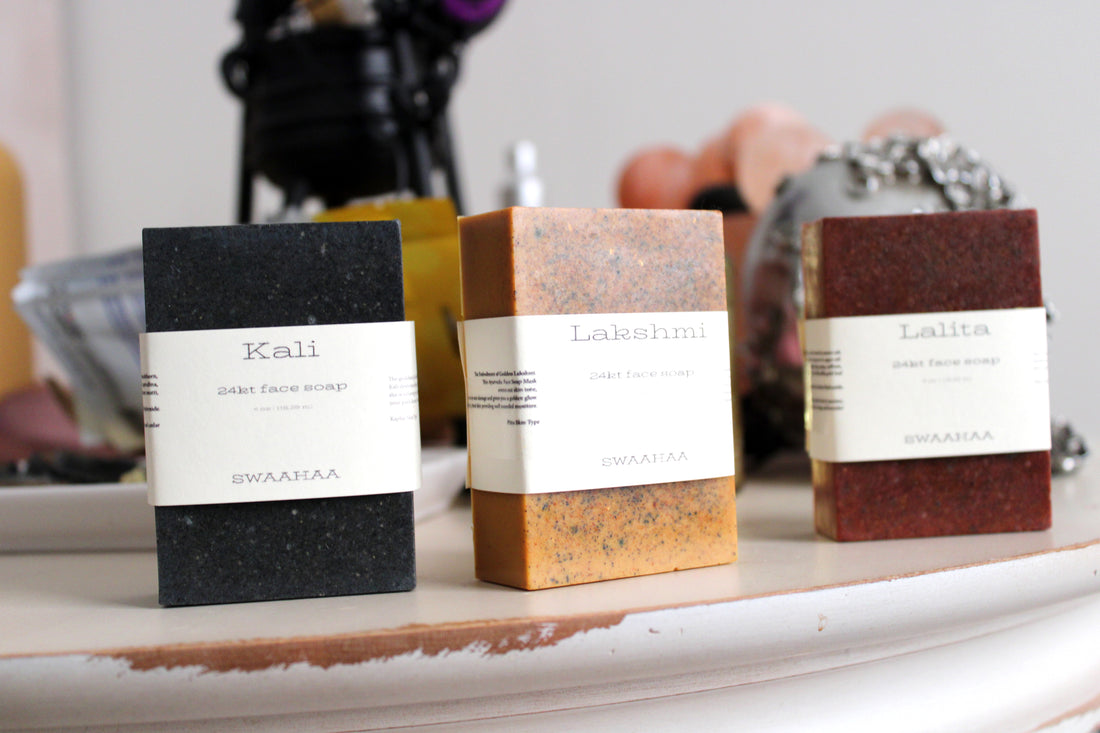 kali 24kt gold face soap