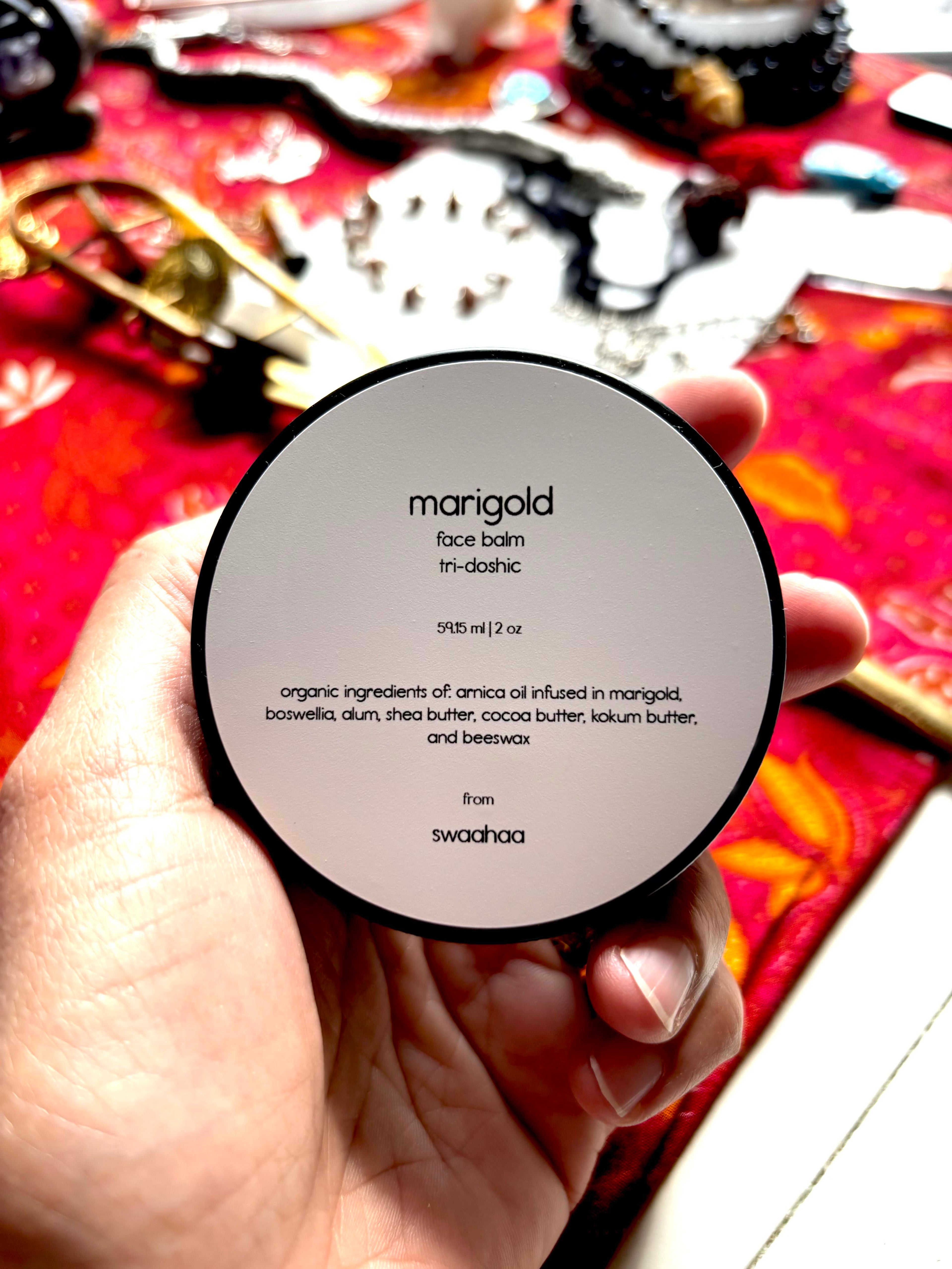 marigold tridosha face balm