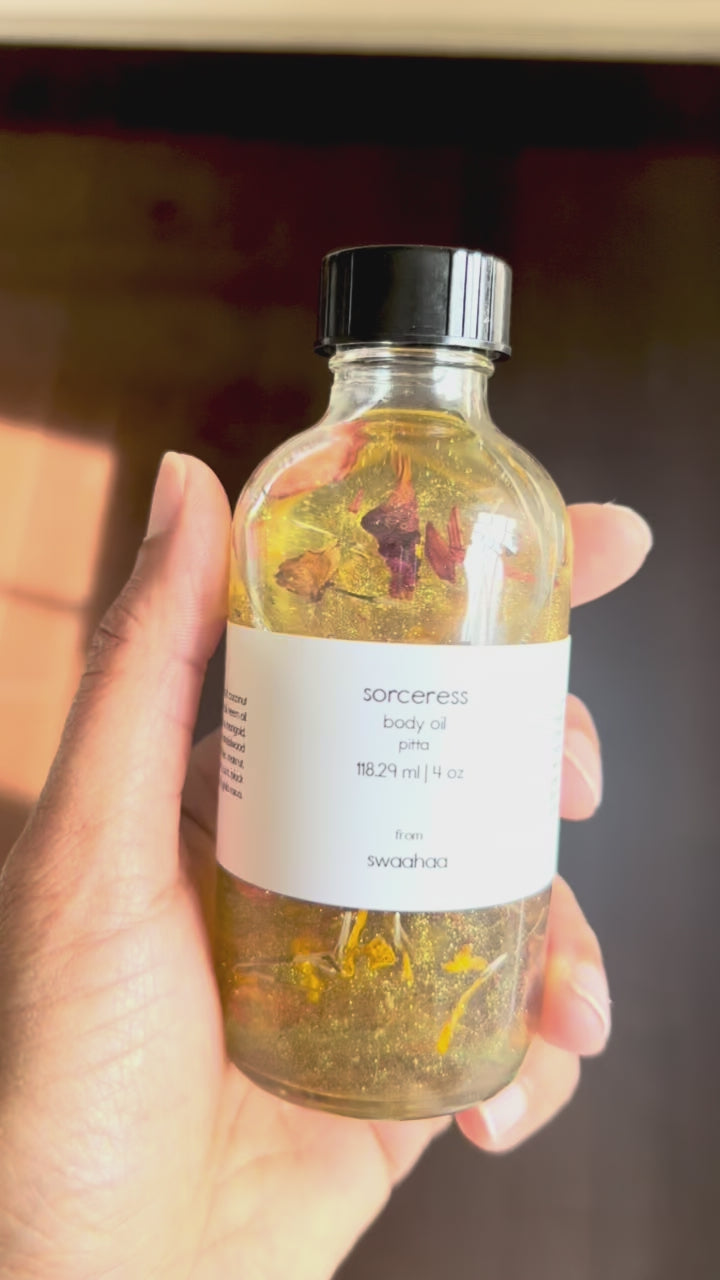 sorceress body oil