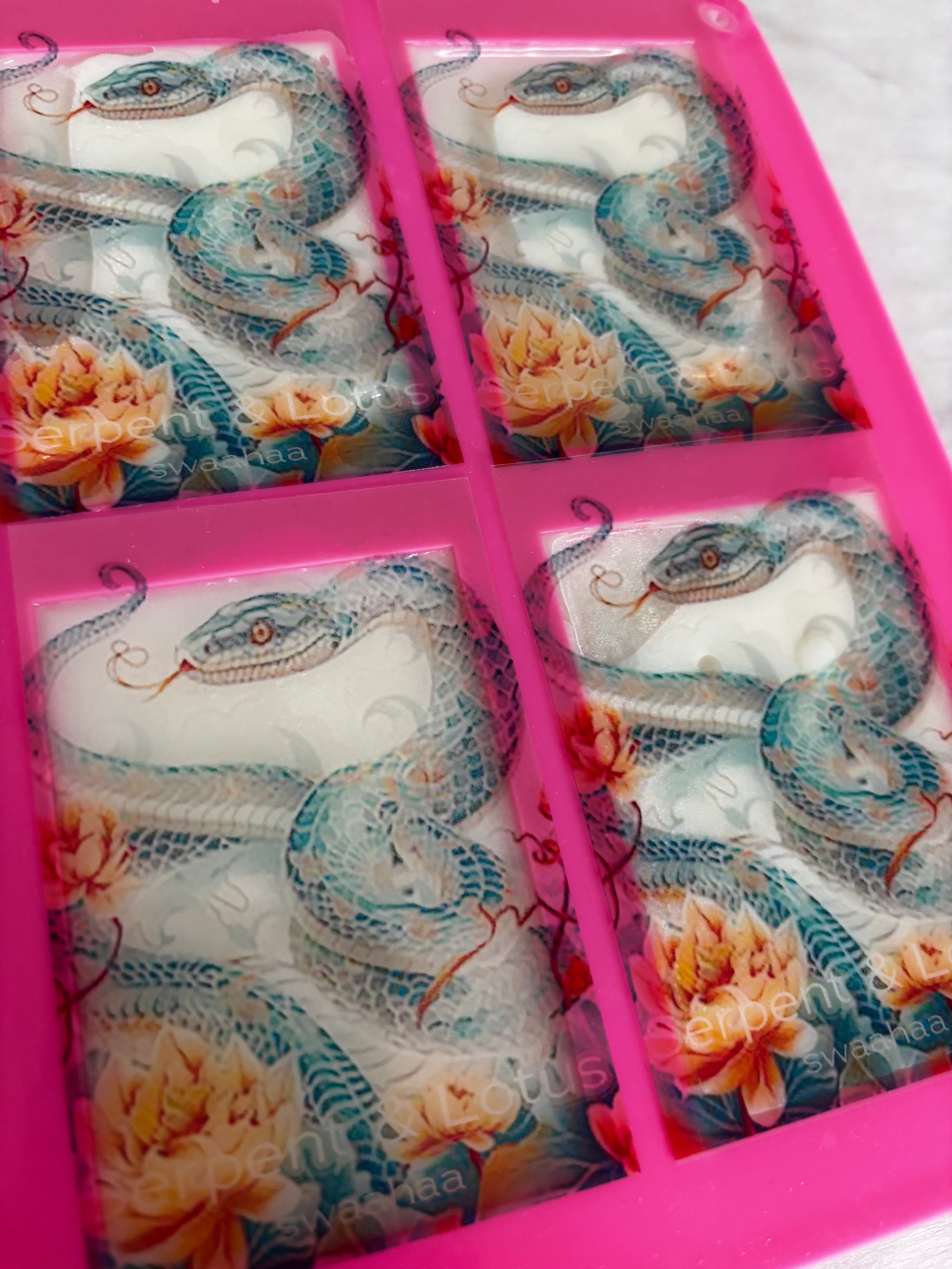 serpent &amp; lotus soap